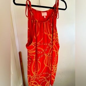 Show Me Your Mumu Red Chain Dress